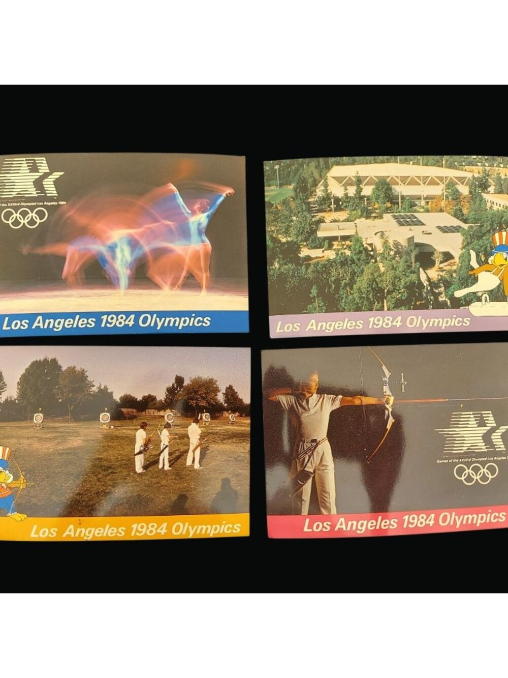 Los Angeles 1984 Olympics Postcard Set Of 4